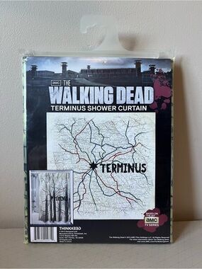 The Walking Dead Terminus Shower Curtain